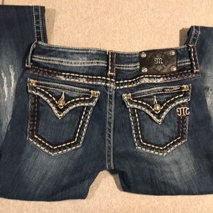 Distressed Miss Me Bootcut Jeans